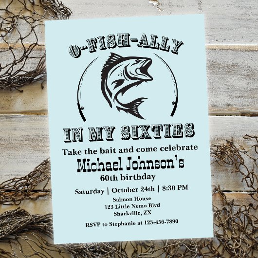 公式に私の60歳の誕生日パーティー 招待状