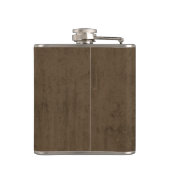 公式に退職した、100%ヴィンテージの退職 フラスク (裏面)