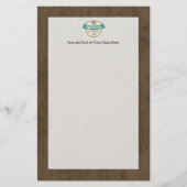 公式に退職した、100%ヴィンテージの退職 便箋 (正面)