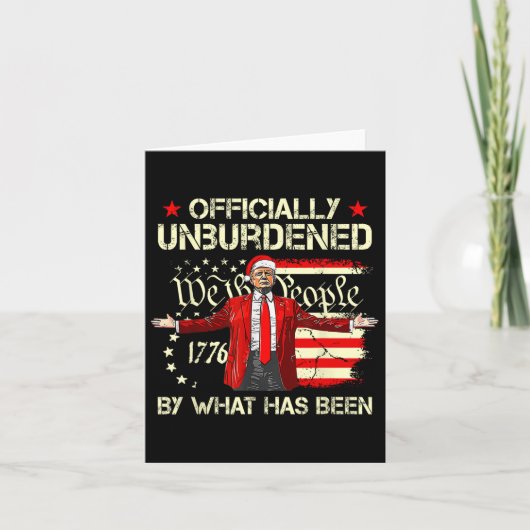 公式に過去のトランプ勝利から解放された カード (正面)