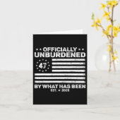 公式に過去のトランプ勝利から解放された カード (黄色い花)