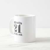 公式に21 コーヒーマグカップ (正面左)