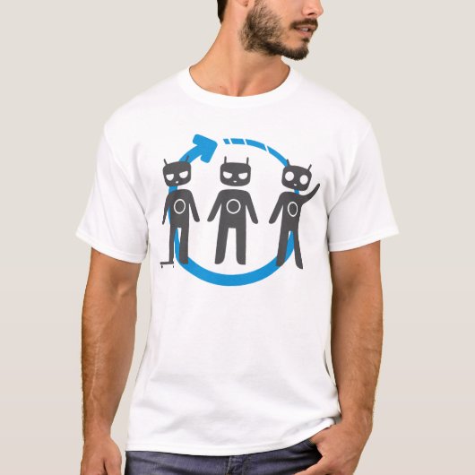 公式のアンドロイドCM Tシャツ (正面)