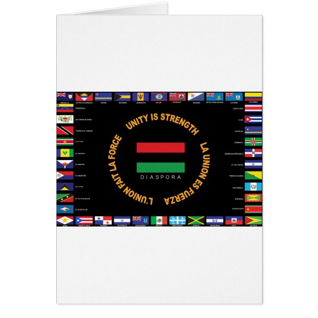 公式のカリブのな単一性の旗 (正面)