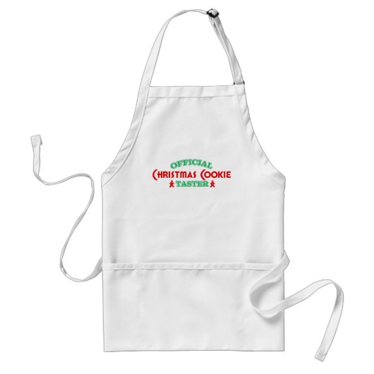 公式のクリスマスのクッキーのテースター スタンダードエプロン (正面)