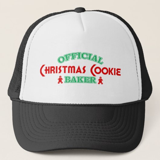公式のクリスマスのクッキーのパン屋 キャップ (正面)