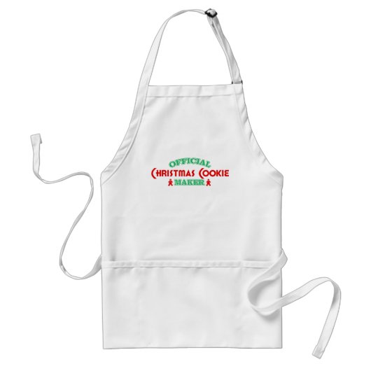 公式のクリスマスのクッキーメーカー スタンダードエプロン (正面)