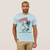 公式のシュロ酒の酒飲みのTシャツ Tシャツ (正面フル)