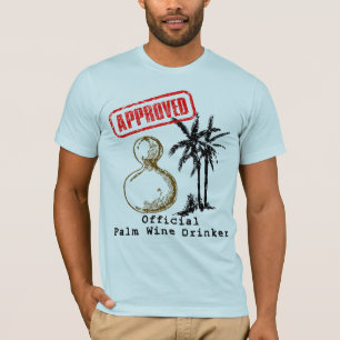 公式のシュロ酒の酒飲みのTシャツ Tシャツ