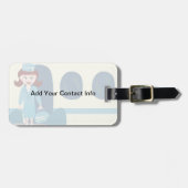 公式のジェット族のメンバー旅行ラベル ラゲッジタグ (正面横)