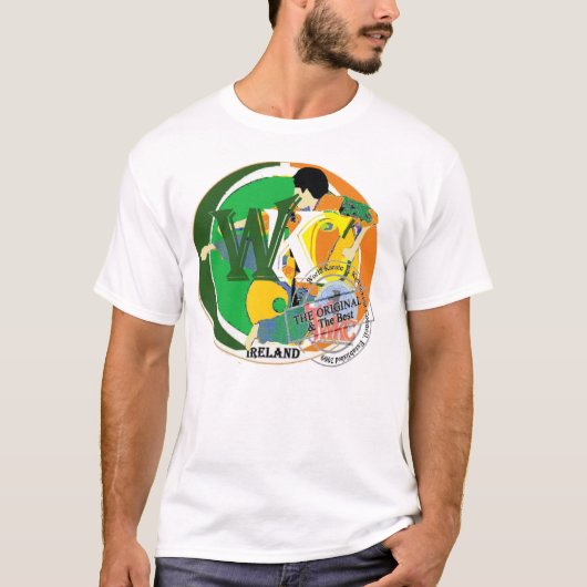 公式のチームWKCアイルランドTシャツ Tシャツ (正面)