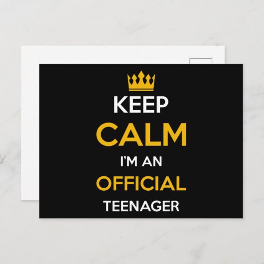 公式のティーンエージャーへのギフト ポストカード (正面/裏面)