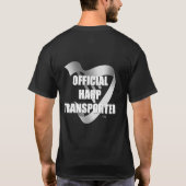 公式のハープの運送者 Tシャツ (裏面)