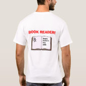 公式のプールサイドの本の読者 Tシャツ (裏面)