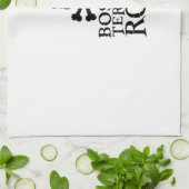 公式のボストンテリアの石Merch キッチンタオル (折り畳み)