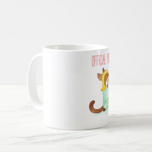 公式のミルクとクッキーのテスターのマグカップ コーヒーマグカップ (正面左)