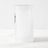 公式のライオンのとどろきの実質のエールガラス フロストグラスビールジョッキ (中央)