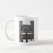 公式のルート66は印を始めます コーヒーマグカップ (左)