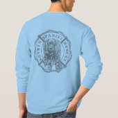 公式のロゴの長袖のティー Tシャツ (裏面)