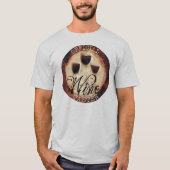 公式のワインのテースターのTシャツのトートバック Tシャツ (正面)