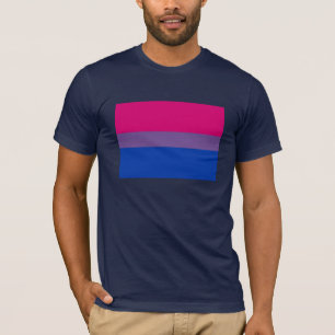 公式の両性のプライドの旗 Tシャツ