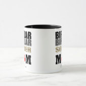 公式の両極サッカーのお母さん マグカップ (中央)