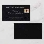 公式の人カード、か積み込みライン 名刺 (正面/裏面)