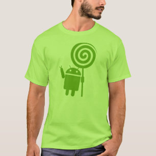 公式の人間の特徴をもつ棒つきキャンデー Tシャツ