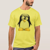 公式の人間の特徴をもつLinuxのタキシード Tシャツ (正面)