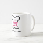 公式の作家Lolahのレースのコーヒー・マグ コーヒーマグカップ (正面右)