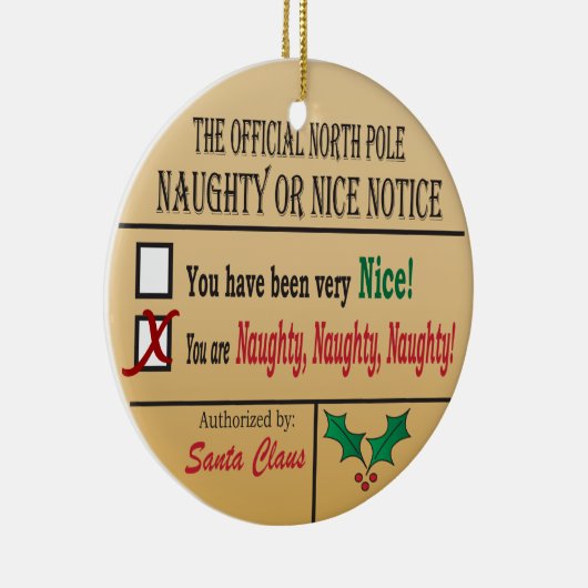 公式の北極まいけなたはニース セラミックオーナメント (右)