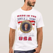 公式の司会者トランプ就任式のデイシャツ Tシャツ (正面)