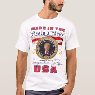 公式の司会者トランプ就任式のデイシャツ Tシャツ
