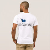 公式の国際的なSeaKeepersの社会のワイシャツ Tシャツ (裏面フル)