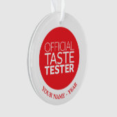 公式の好みのテスター オーナメント (正面)