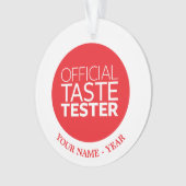 公式の好みのテスター オーナメント (正面)