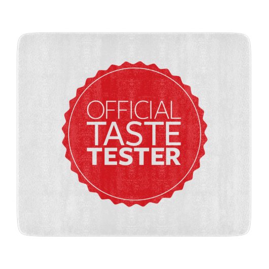 公式の好みのテスター カッティングボード (正面)