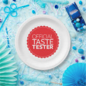 公式の好みのテスター ペーパープレート (パーティー)