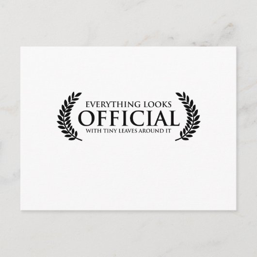 公式の小葉さい ポストカード (正面)