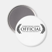 公式の小葉さい マグネット (正面/裏面)