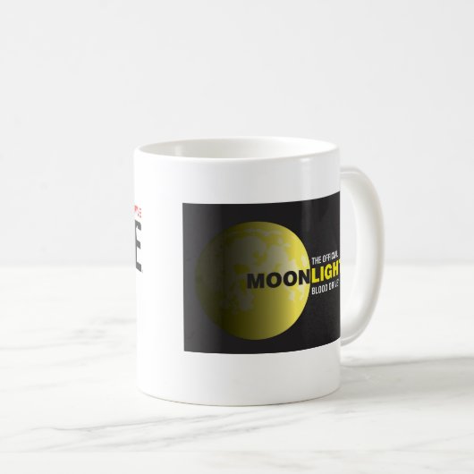公式の月光の献血運動のマグ コーヒーマグカップ (正面右)