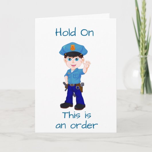 公式の注文*休日楽しむ* カード (正面)