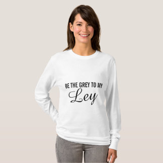 公式の灰色の長袖のTシャツ Tシャツ