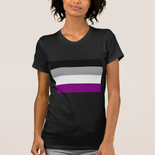 公式の無性プライドの旗 Tシャツ