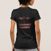 公式の無神論者はTシャツを育てます Tシャツ (裏面)