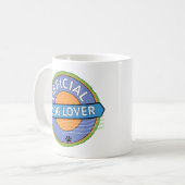 公式の犬好き コーヒーマグカップ (正面左)