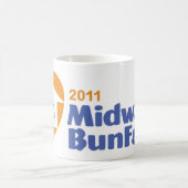 公式の米国中西部BunFestのロゴのコーヒー・マグ コーヒーマグカップ (中央)