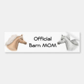 公式の納屋のお母さんのバンパーステッカー バンパーステッカー (正面)