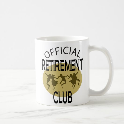 公式の退職クラブ コーヒーマグカップ (右)