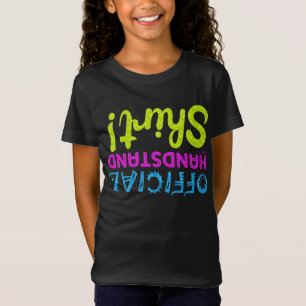 公式の逆立ちのワイシャツ Tシャツ